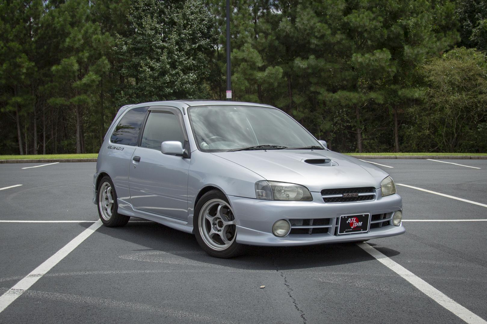 One of ATL-JDM's many JDM Imports / JDM Cars for Sale the 1996 Toyota Starlet Glanza V SOLD