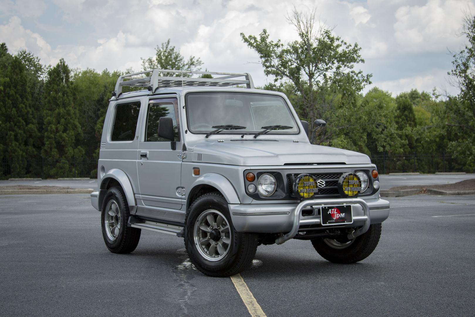 One of ATL-JDM's many JDM Imports / JDM Cars for Sale the 1997 Suzuki Jimny Sierra Elk SOLD