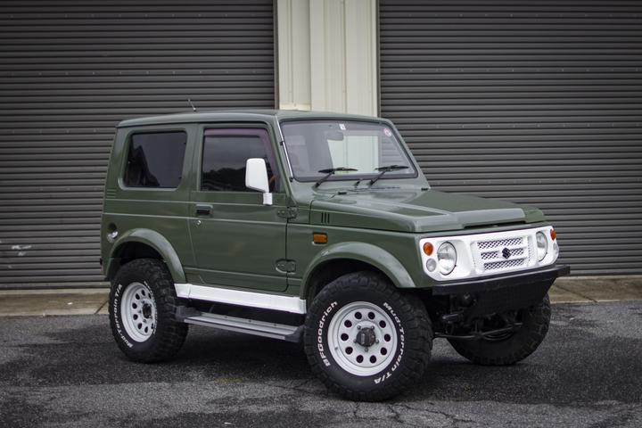 One of ATL-JDM's many JDM Imports / JDM Cars for Sale the 1996 Suzuki Jimny Elk SOLD